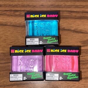 Nee Doh Nice Ice Baby Squishy Set of 3